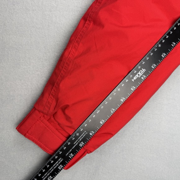 Vtg Eddie Bauer Gore-Tex Ski Jacket Premium Goose Down Mens Medium Red Blue Coat - Picture 8 of 14